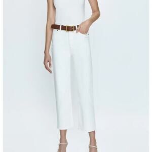 Pistola White Straight Leg Jeans
